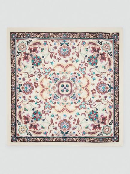 Mango Painterly Floral Scarf, Raw, Raw