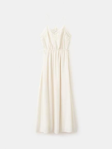 Mango Maxi Slip Dress, Raw, Raw