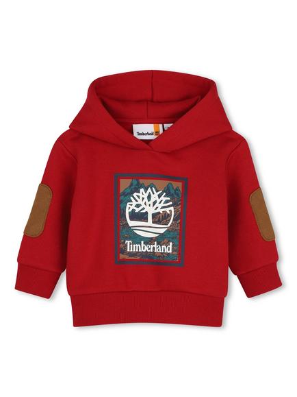 Timberland Baby Hoodie, Red, Red