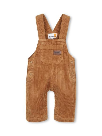 Timberland Baby Velvet Dungarees, Chocolate Brown, Chocolate Brown