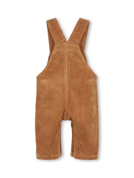 Timberland Baby Velvet Dungarees, Chocolate Brown - view 2, Chocolate Brown