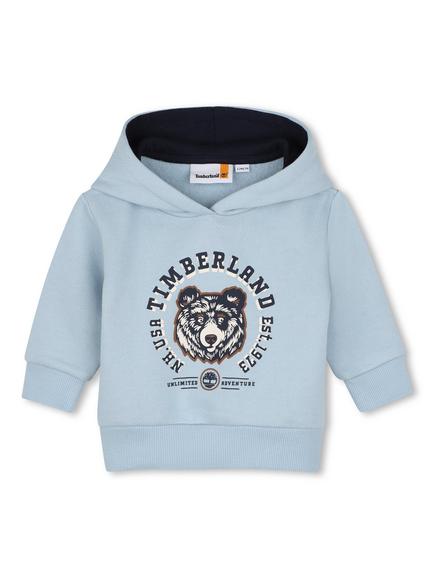Timberland Baby Logo Hoodie, Pale Blue, Pale Blue