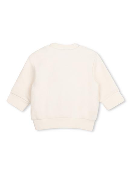 Timberland Baby Logo Crew Neck Jumper, Ivory - view 2, Ivory