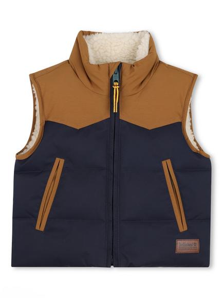 Timberland Kids' Sleeveless Quilted Jacket, Navy, Navy