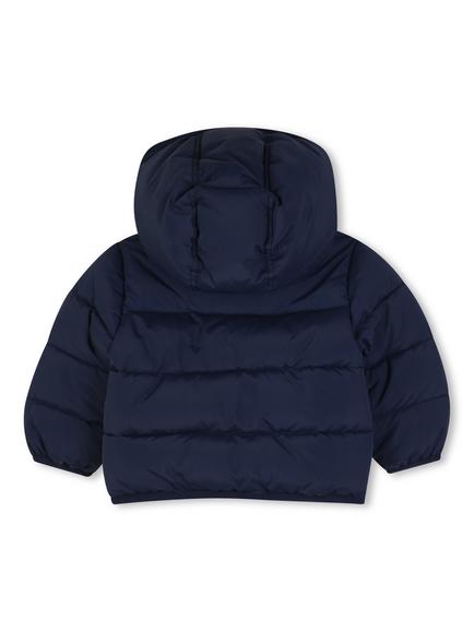 Timberland Baby Hooded Puffer Jacket, Navy - view 2, Navy