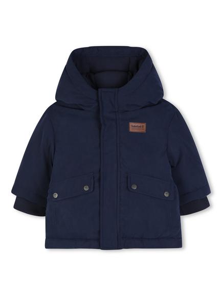 Timberland Baby Water-Repellent Hooded Parker Jacket, Navy, Navy