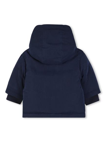Timberland Baby Water-Repellent Hooded Parker Jacket, Navy - view 2, Navy