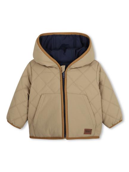 Timberland Baby Water-Repellent Reversible Jacket, Khaki, Khaki