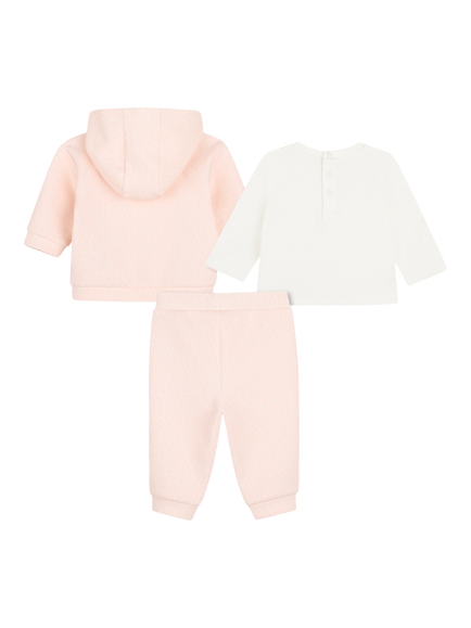 Michael Kors Baby 3-Piece Tracksuit Set, Pink Pale - view 2, Pink Pale