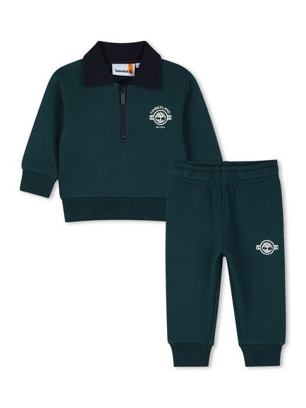 Timberland Baby Logo Tracksuit Set, Dark Sea, Dark Sea