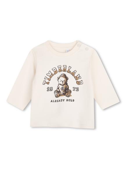 Timberland Baby Long Sleeve Top, Ivory, Ivory