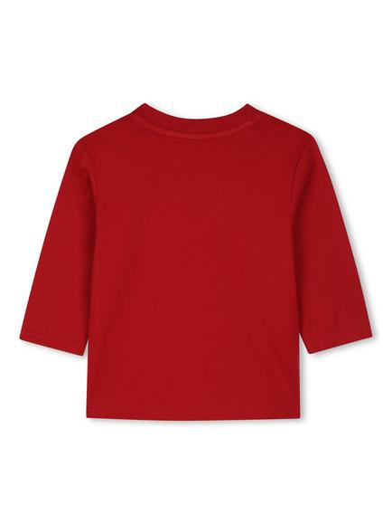 Timberland Baby Long Sleeve Top, Red - view 2, Red