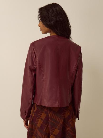 Monsoon Penelope Jacket, Berry - view 2, Berry