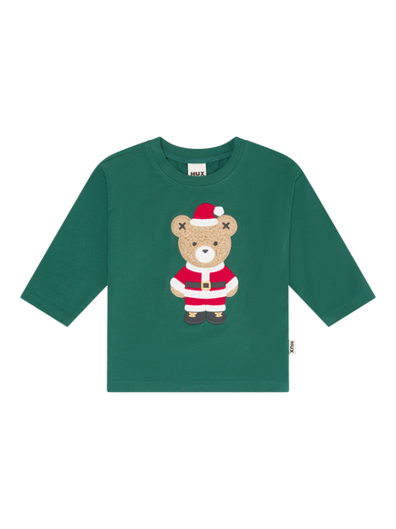 Hux Baby Christmas Long Sleeve Top, Pine, Pine