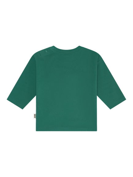 Hux Baby Christmas Long Sleeve Top, Pine - view 2, Pine