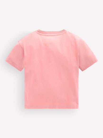 Mini Boden Kids' Cotton Short Sleeve T-Shirt, Zephyr Sausage Dog - view 2, Zephyr Sausage Dog