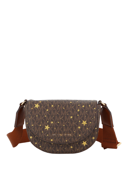 Michael Kors Kids' Monogram Shoulder Bag, Brown, Brown