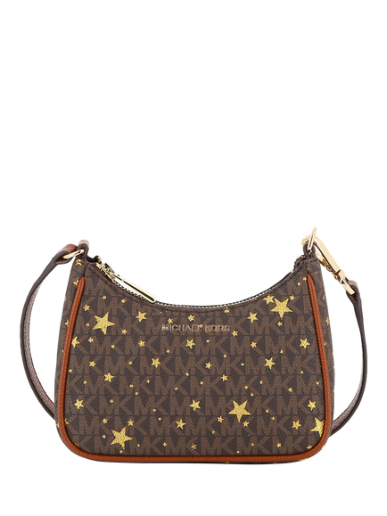 Michael Kors Kids' Monogram Shoulder Bag, Brown, Brown
