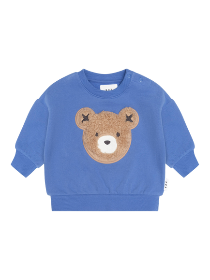 Hux Baby Baby Huxbear Fleece Sweatshirt, Cobalt, Cobalt