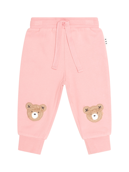 Hux Baby Baby Huxbear Fleece Drawstring Joggers, Vintage Pink, Vintage Pink