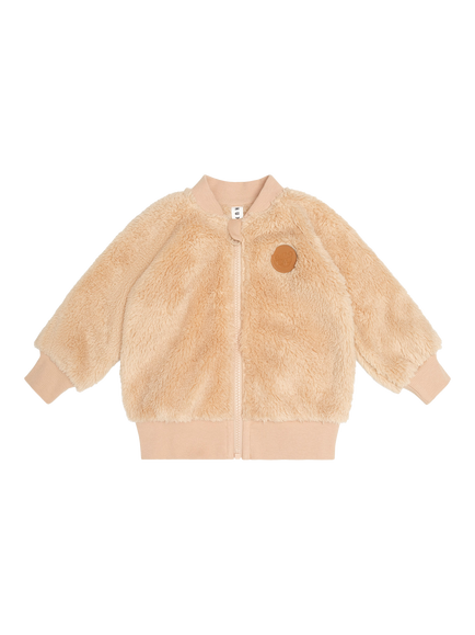 Hux Baby Baby Furry Huxbear Jacket, Brown, Brown