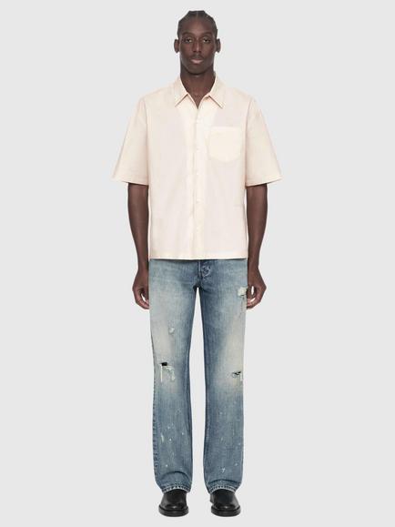 AllSaints Maddox Cotton Short Sleeve Shirt, White - view 2, White