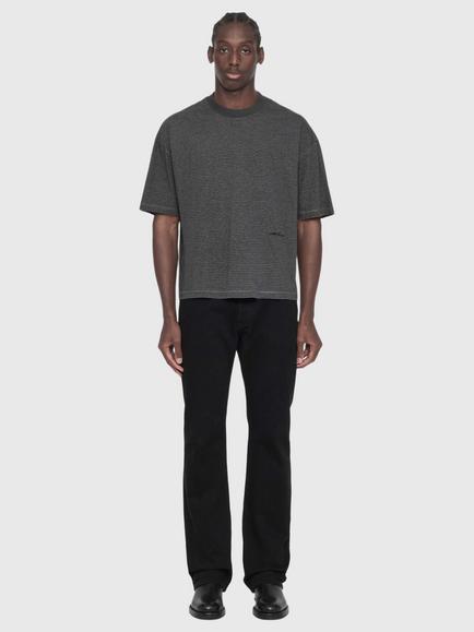 AllSaints Axel Cotton Rich Crew Neck T-Shirt, Grey, Grey