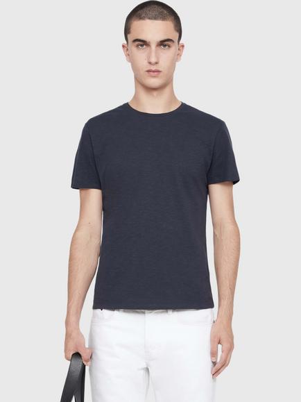 AllSaints Cody Cotton T-Shirt, Navy Blue, Navy Blue