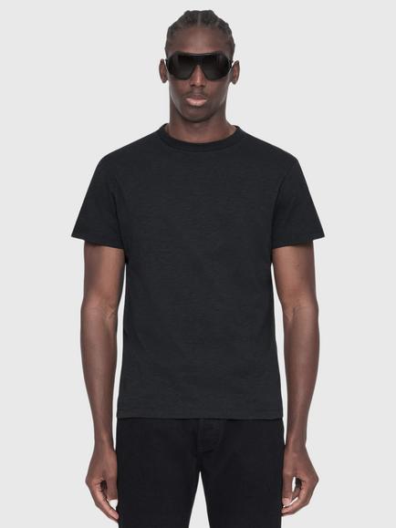 AllSaints Cody Cotton Crew Neck T-Shirt, Nearly Black