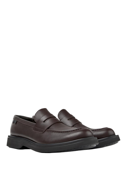 Camper Norman Leather Moccasins - view 2, Brown