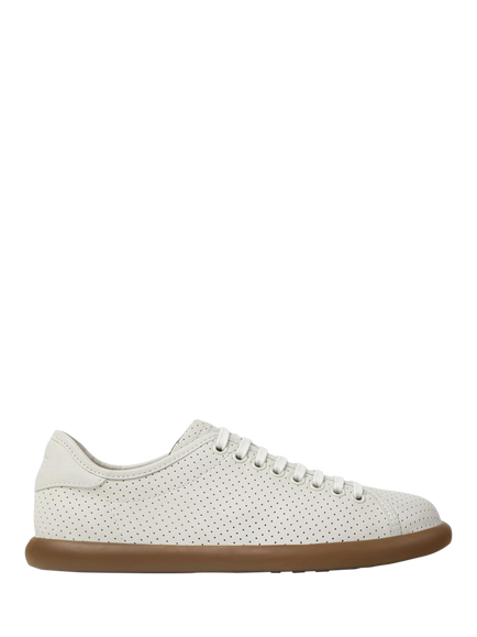 Camper Zapatillas Pelotas Soller Leather Lace Up Trainers, White
