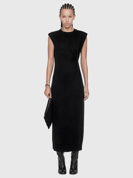 AllSaints Kayla Merino Wool Sleeveless Dress, Black - view 2, Black