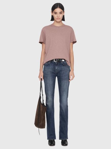 AllSaints Addi Crew Neck T-Shirt, Pink - view 2, Pink