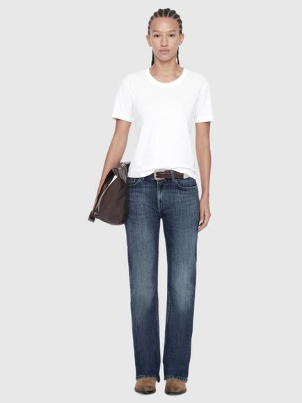 AllSaints Hela Crew Neck T-Shirt, Optic White - view 2, Optic White