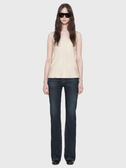 AllSaints Milla Silk Blend Camisole Top, Ecru White - view 2, Ecru White