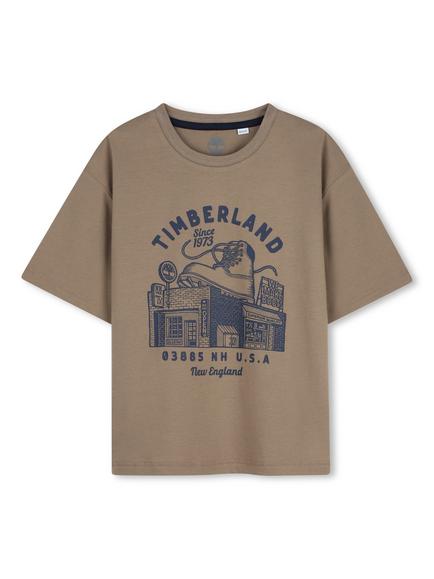 Timberland Kids' T-Shirt, Khaki, Khaki