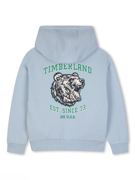 Timberland Kids' Hoodie, Pale Blue - view 2, Pale Blue