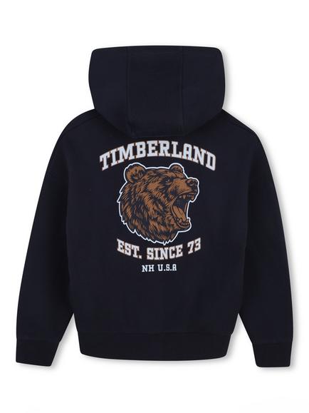 Timberland Kids' Logo Hoodie, Navy - view 2, Navy