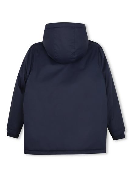 Timberland Kids' Water-Repellent Hooded Parker Jacket, Navy - view 2, Navy