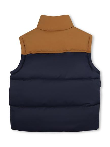 Timberland Kids' Colour Block Reversible Gilet, Navy - view 2, Navy