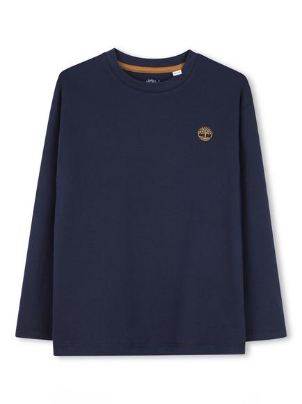 Timberland Kids' Long Sleeve Top, Navy, Navy