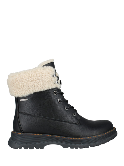 Josef Seibel Westland Peyton 16 Faux Fur Collar Ankle Boots, Black, Black