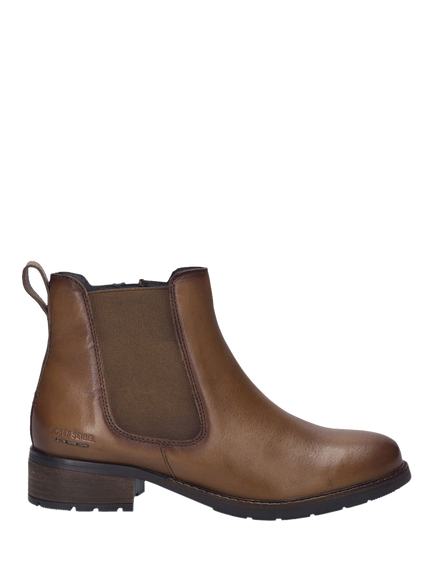 Josef Seibel Kate 12 Leather Ankle Boots, Camel Brown - view 2, Camel Brown