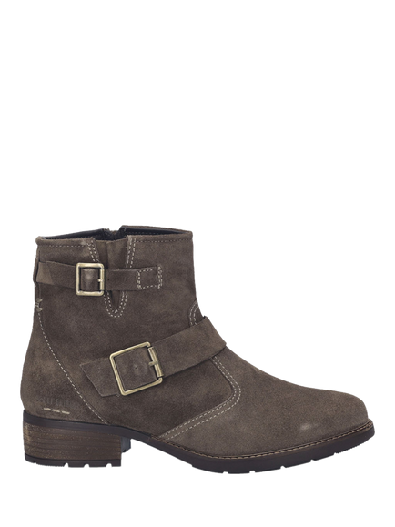 Josef Seibel Kate 21 Nubuck Ankle Boots - view 2, Taupe