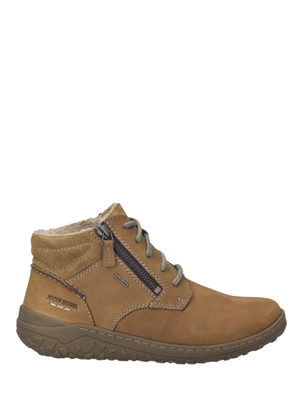 Josef Seibel Ruby 54 Leather Ankle Boots, Camel