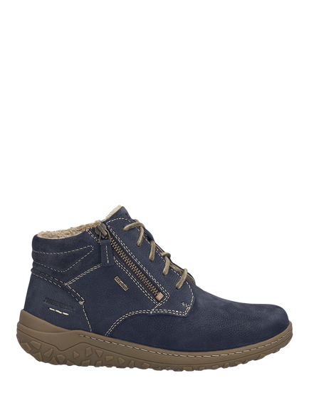 Josef Seibel Ruby 54 Leather Ankle Boots, Indigo