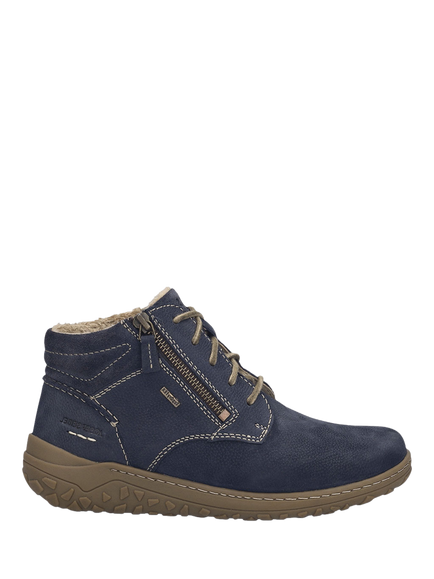 Josef Seibel Ruby 54 Leather Ankle Boots - view 2, Indigo