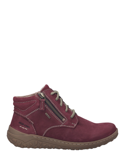 Josef Seibel Ruby 54 Leather Ankle Boots, Plum