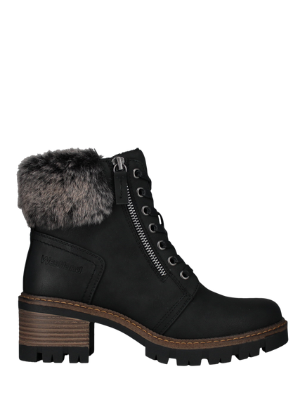 Westland by Josef Seibel Geri 04 Block Heel Boots, Black, Black