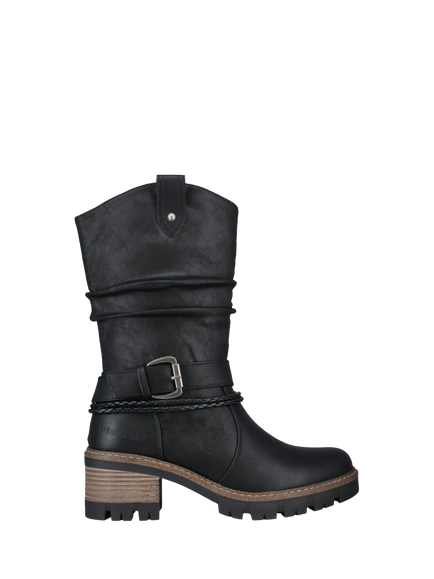 Josef Seibel Westland Geri 06 Block Heel Boots, Black, Black